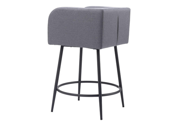110065 Horbat Counter Stool (Set Of 2) Gray