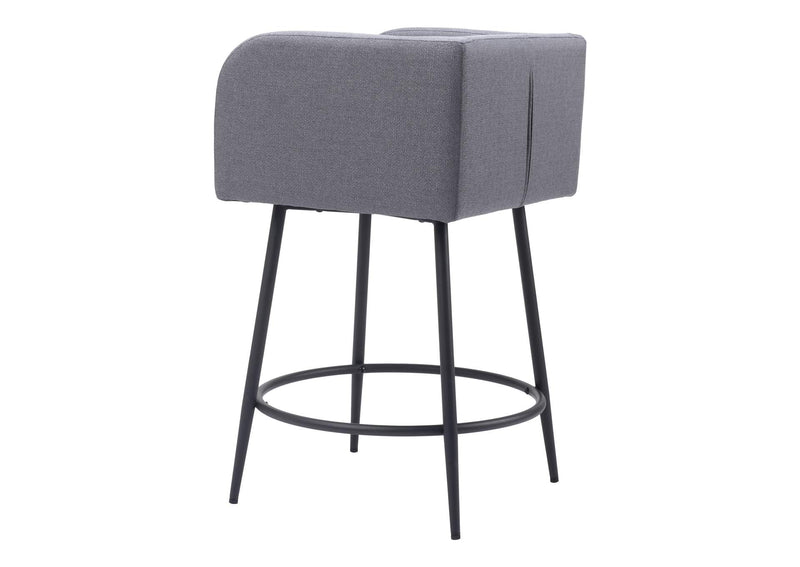 110065 Horbat Counter Stool (Set Of 2) Gray