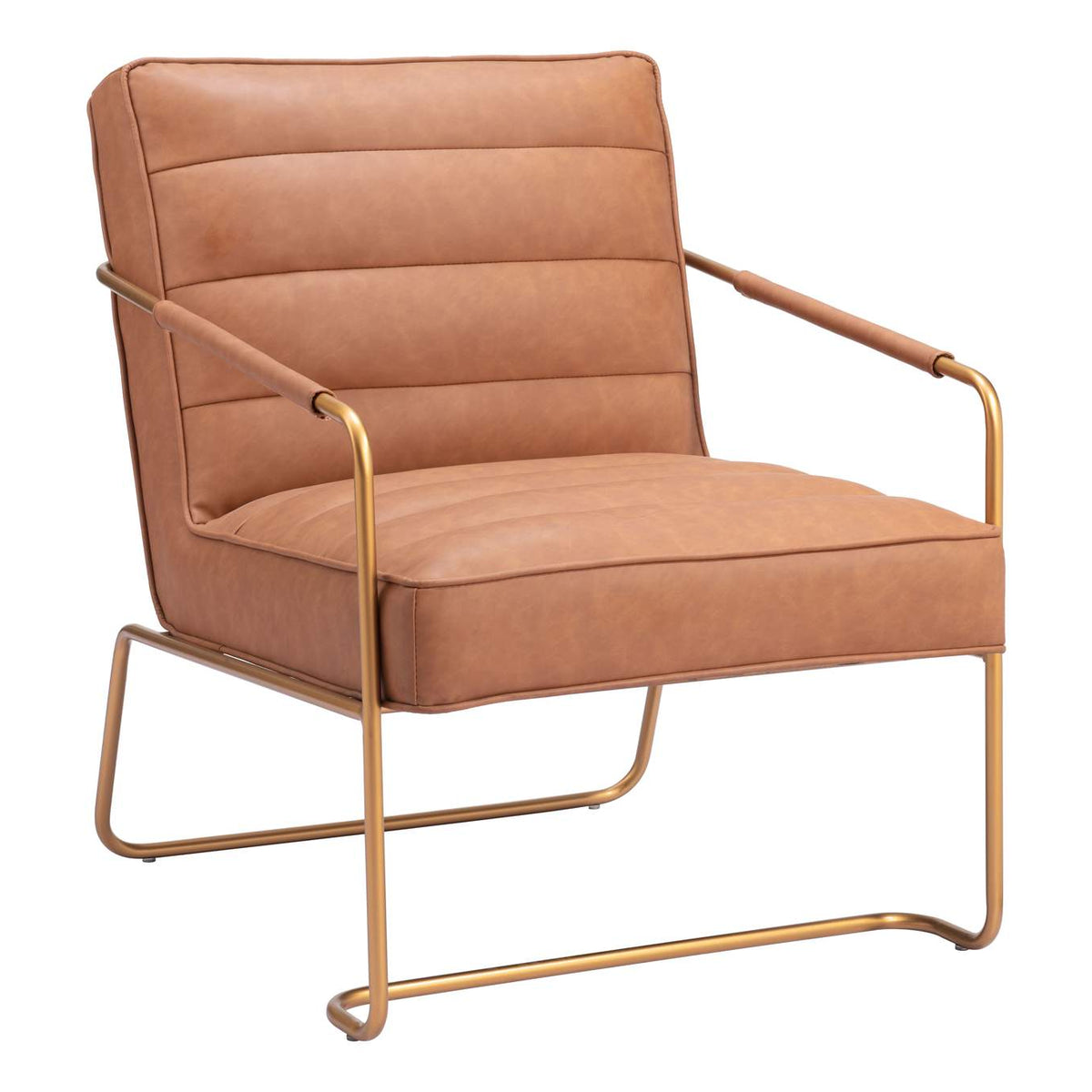 109520 Dallas Accent Chair Vintage Brown