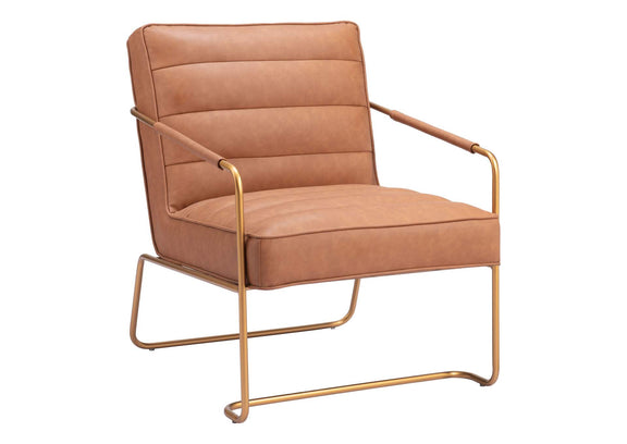 109520 Dallas Accent Chair Vintage Brown