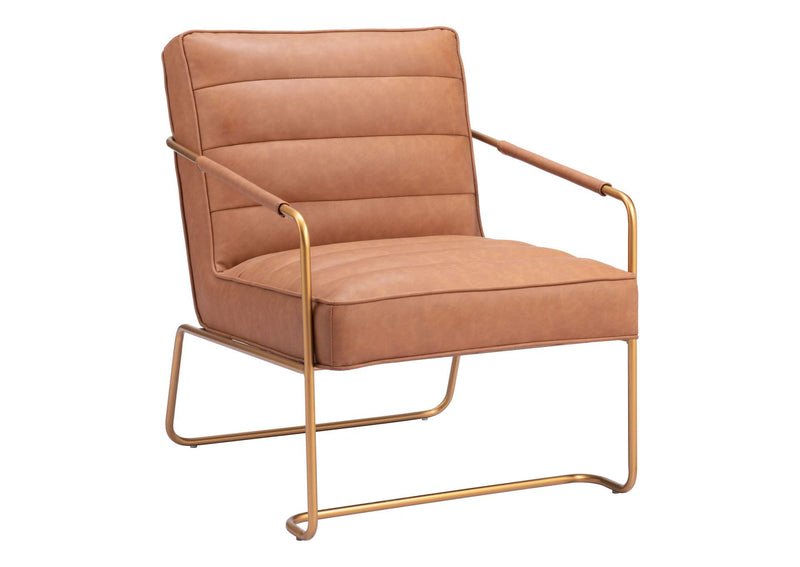 109520 Dallas Accent Chair Vintage Brown