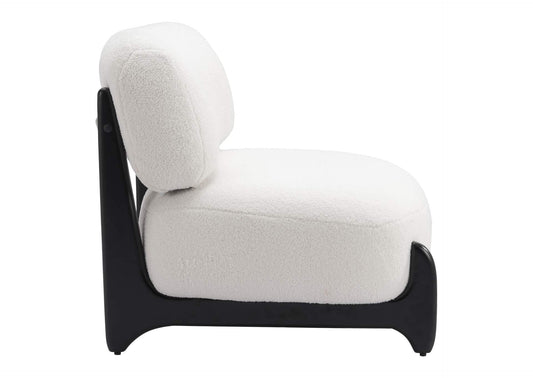 110268 Bombo Accent Chair White