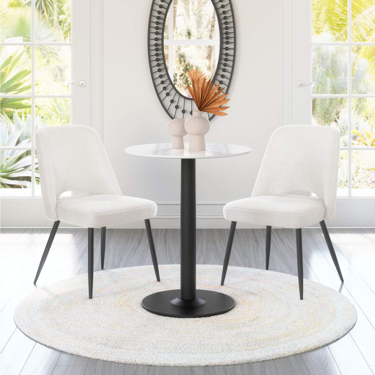 109325 Teddy Dining Chair (Set Of 2) Ivory