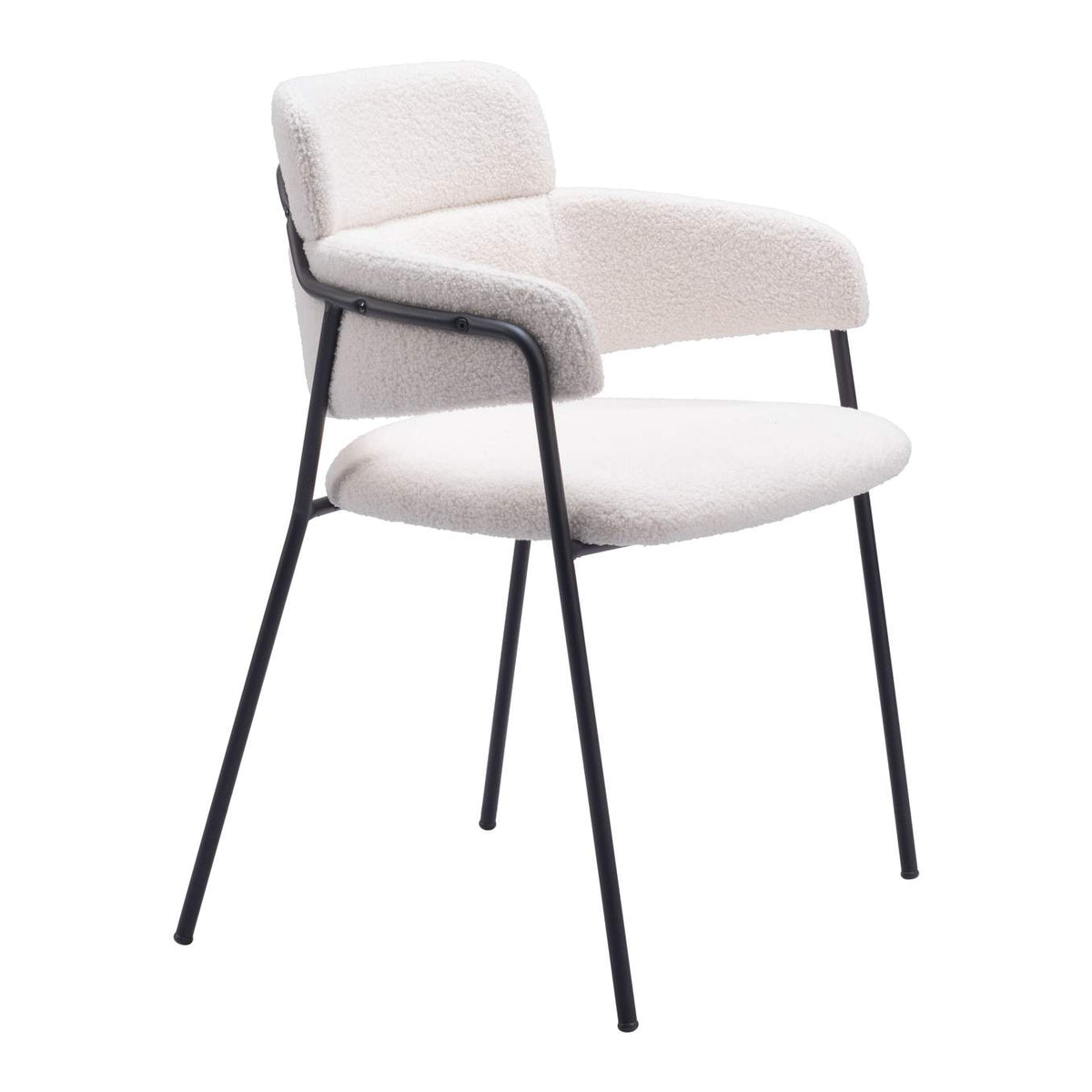 109663 Marcel Dining Chair (Set Of 2) Cream