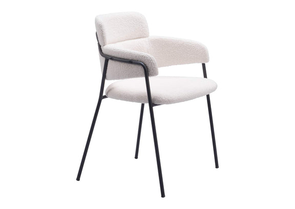 109663 Marcel Dining Chair (Set Of 2) Cream