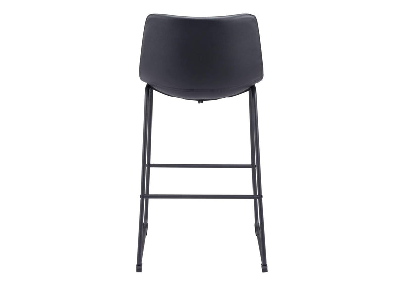 109650 Smart Barstool (Set Of 2) Black