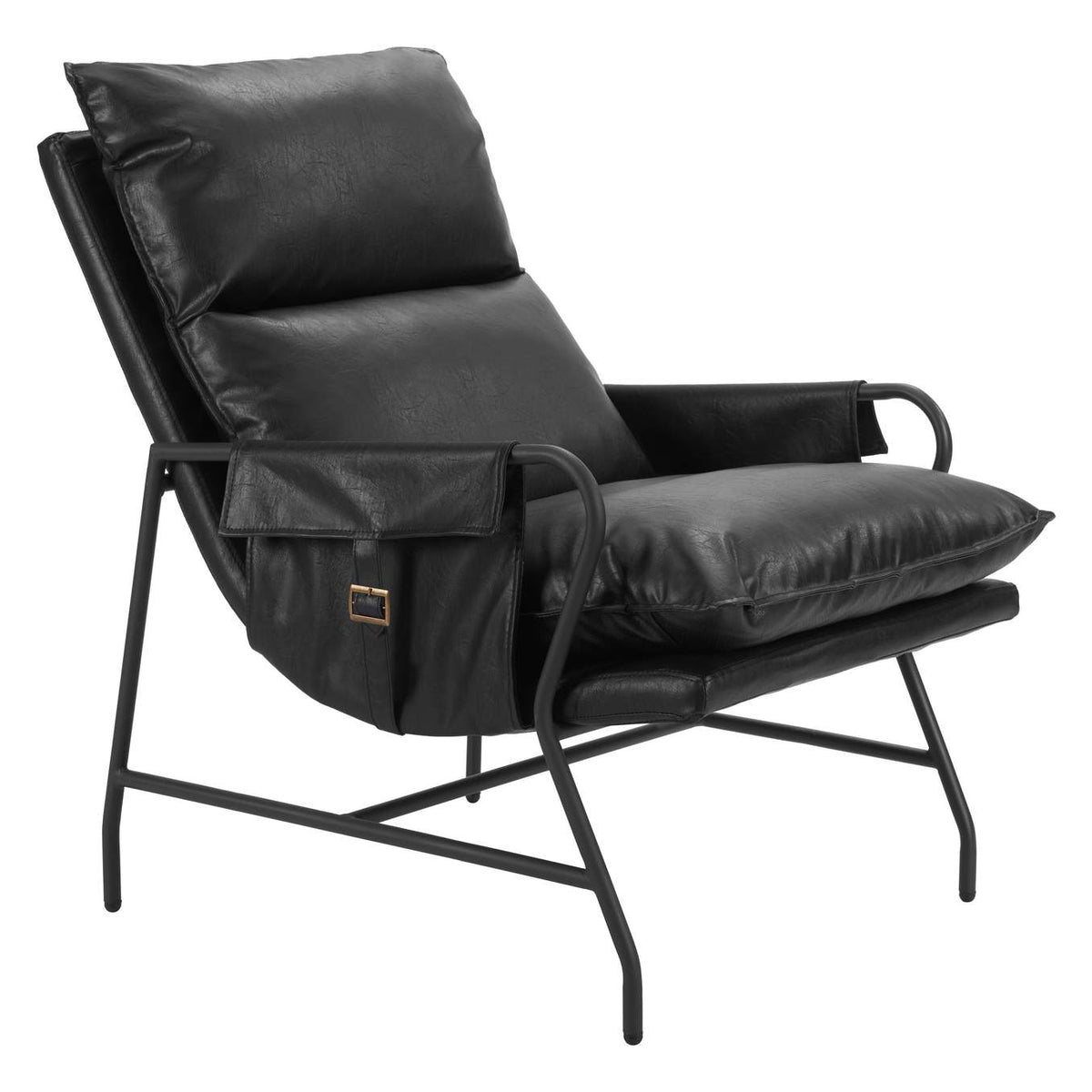 110204 Halaus Accent Chair Black