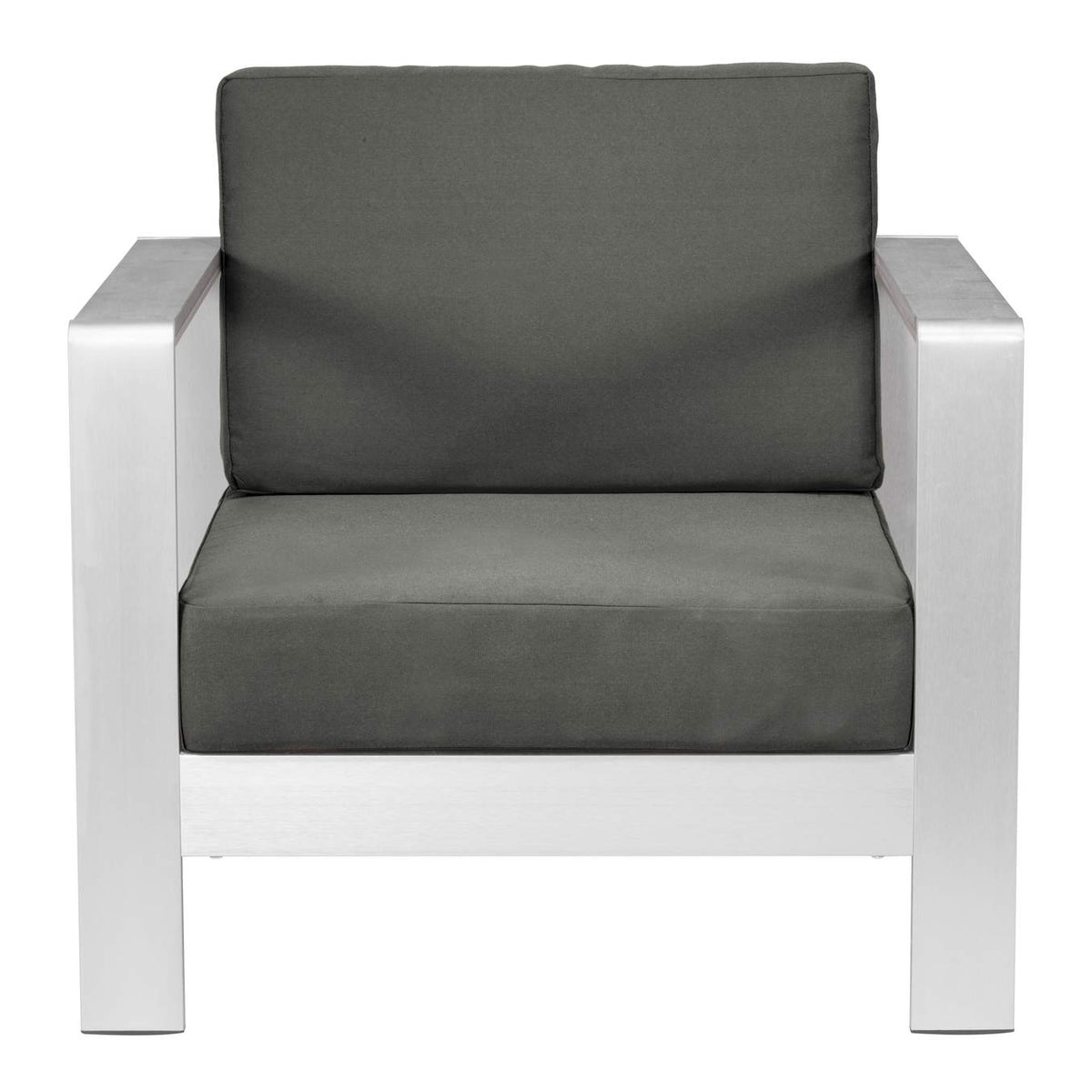 703985 Cosmopolitan Outdoor Armchair Dark Gray