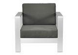 703985 Cosmopolitan Outdoor Armchair Dark Gray