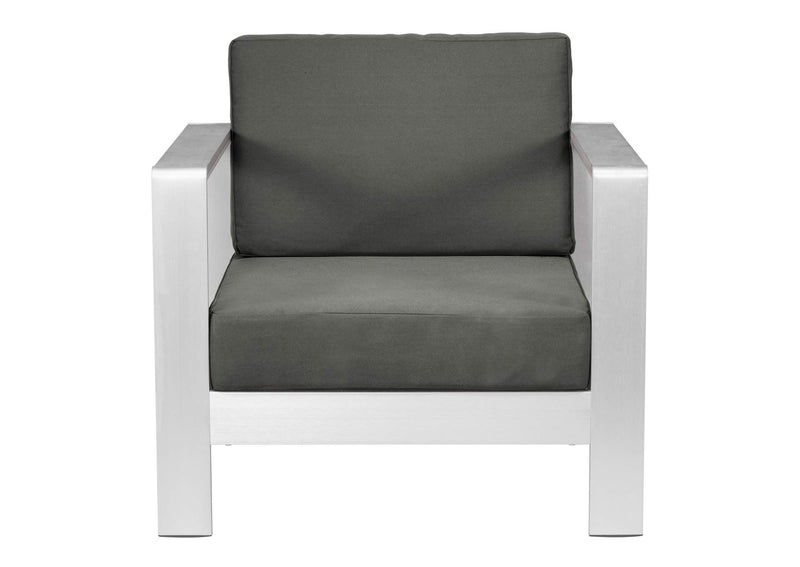 703985 Cosmopolitan Outdoor Armchair Dark Gray