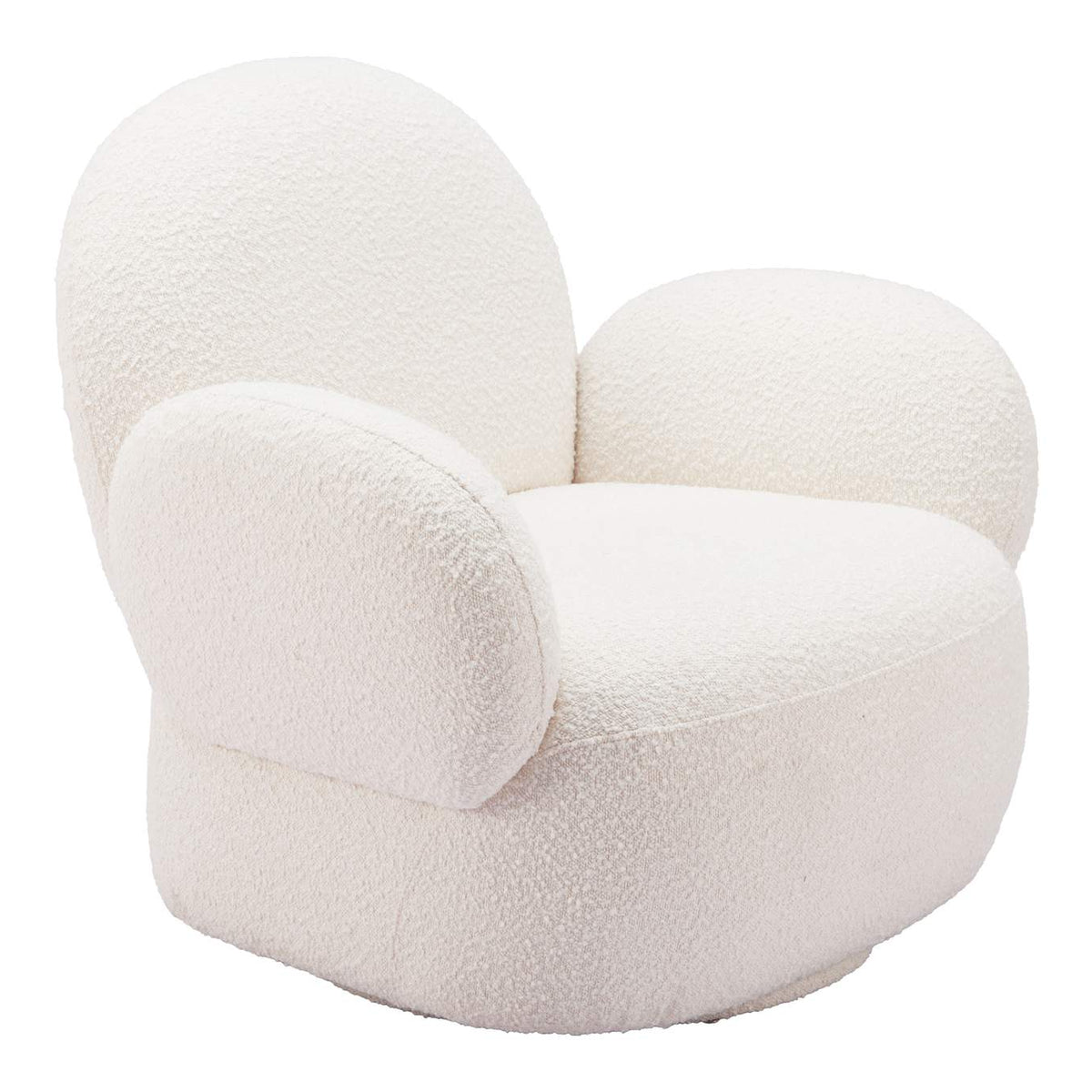 110280 Pilka Swivel Chair White
