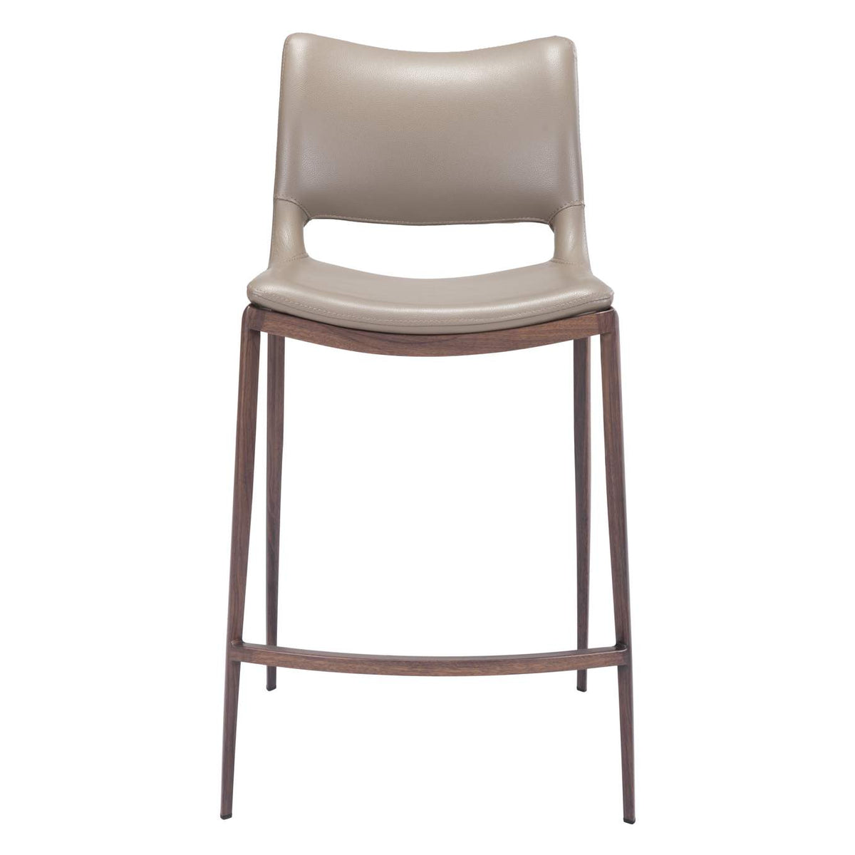 101392 Ace Counter Stool (Set Of 2) Brown & Walnut