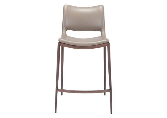 101392 Ace Counter Stool (Set Of 2) Brown & Walnut