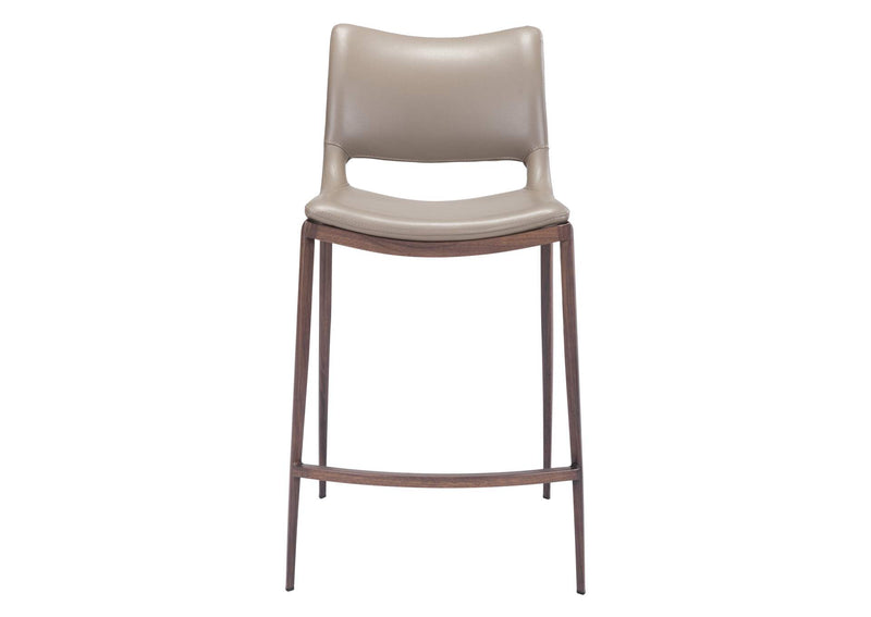 101392 Ace Counter Stool (Set Of 2) Brown & Walnut