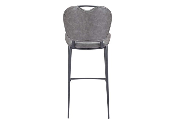 109340 Terrence Barstool Vintage Gray