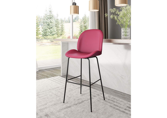 101742 Miles Barstool Red