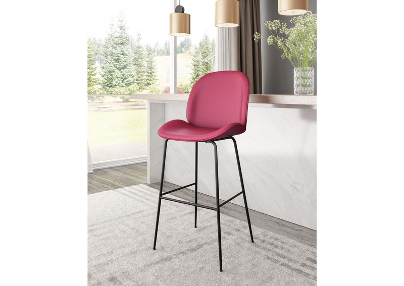 101742 Miles Barstool Red