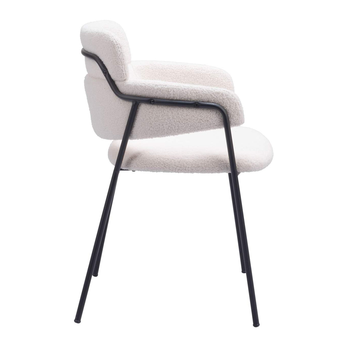 109663 Marcel Dining Chair (Set Of 2) Cream