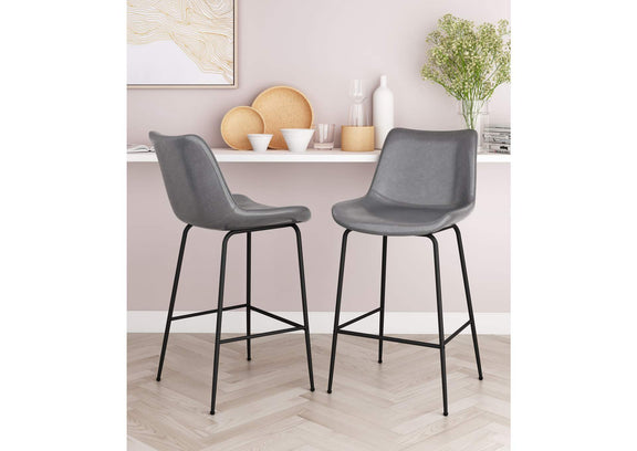 101775 Byron Counter Stool Gray