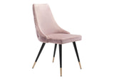 101088 Piccolo Dining Chair (Set Of 2) Pink