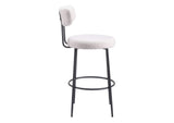 109740 Blanca Barstool (Set Of 2) Ivory