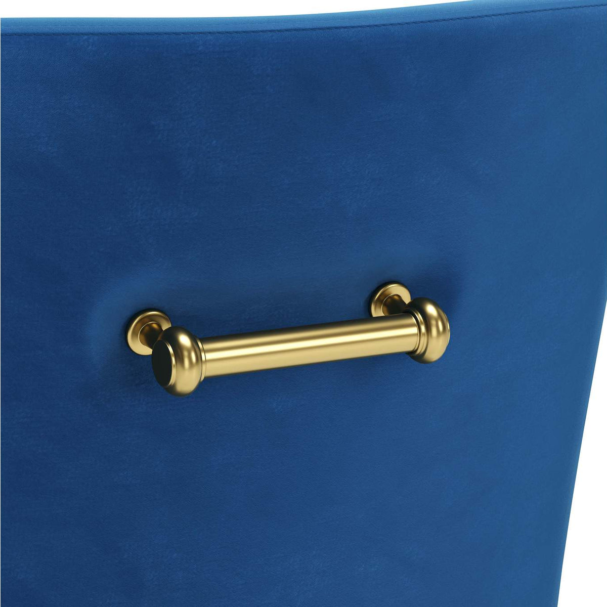 109715 Maxine Dining Chair Navy Blue & Gold