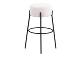 109742 Blanche Barstool (Set Of 2) Ivory