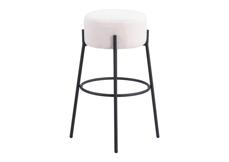109742 Blanche Barstool (Set Of 2) Ivory