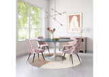 101088 Piccolo Dining Chair (Set Of 2) Pink