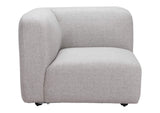 110366 Biak Corner Chair Gray