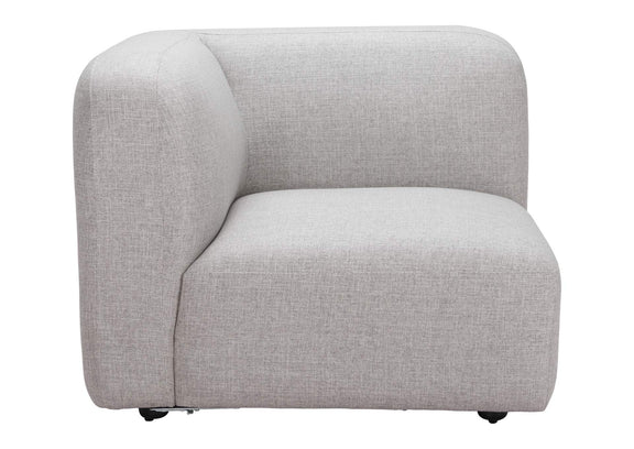 110366 Biak Corner Chair Gray