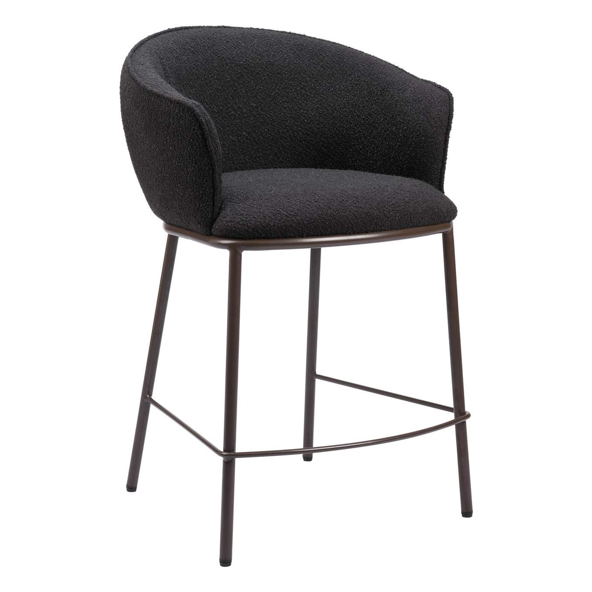 109809 Essen Counter Stool Black & Bronze