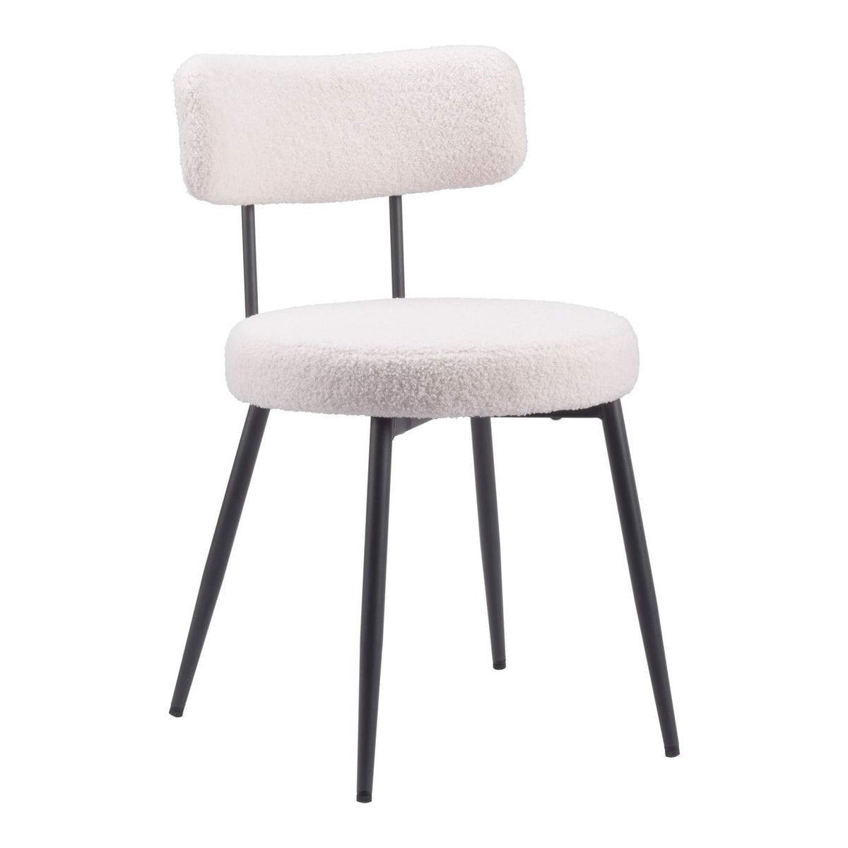 109738 Blanca Dining Chair (Set Of 2) Ivory