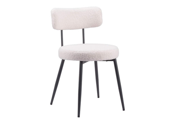 109738 Blanca Dining Chair (Set Of 2) Ivory