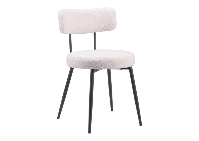 109738 Blanca Dining Chair (Set Of 2) Ivory