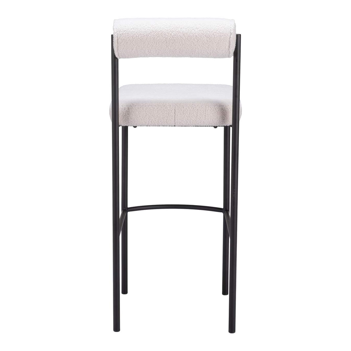 109812 Livorno Barstool (Set Of 2) Ivory