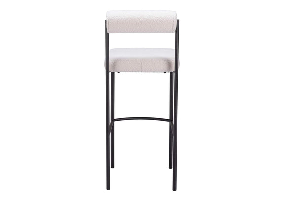 109812 Livorno Barstool (Set Of 2) Ivory