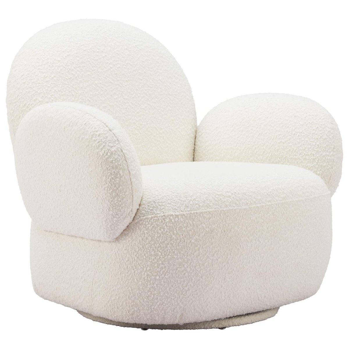 110280 Pilka Swivel Chair White