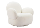 110280 Pilka Swivel Chair White