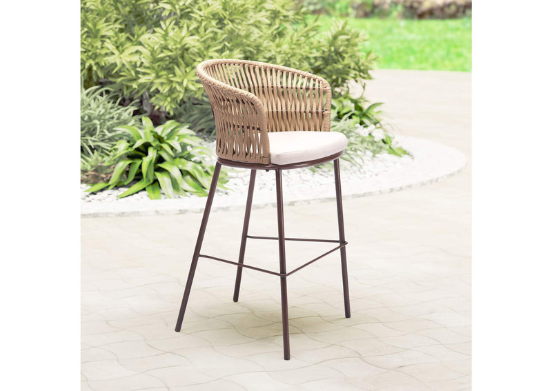 703990 Freycinet Outdoor Barstool (Set Of 2) Natural