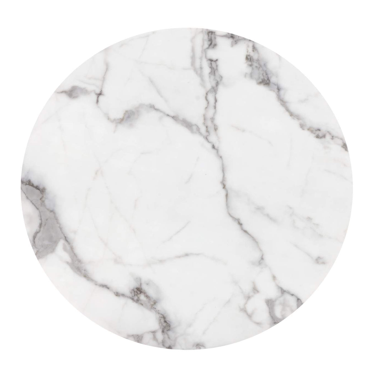 100715 Tintern Dining Table White & Antique Bronze