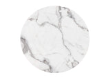 100715 Tintern Dining Table White & Antique Bronze
