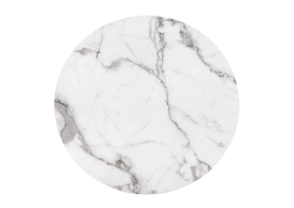 100715 Tintern Dining Table White & Antique Bronze