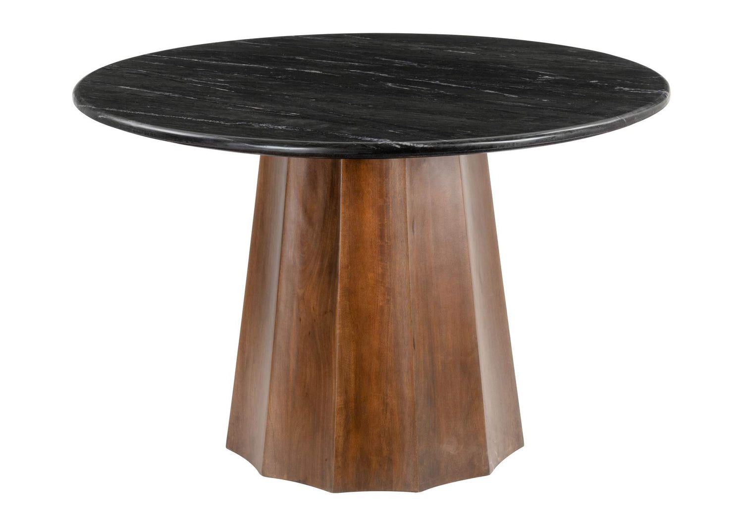 110248 Aipe Dining Table Black & Brown
