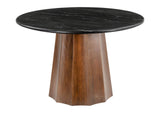 110248 Aipe Dining Table Black & Brown