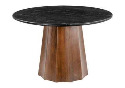 110248 Aipe Dining Table Black & Brown