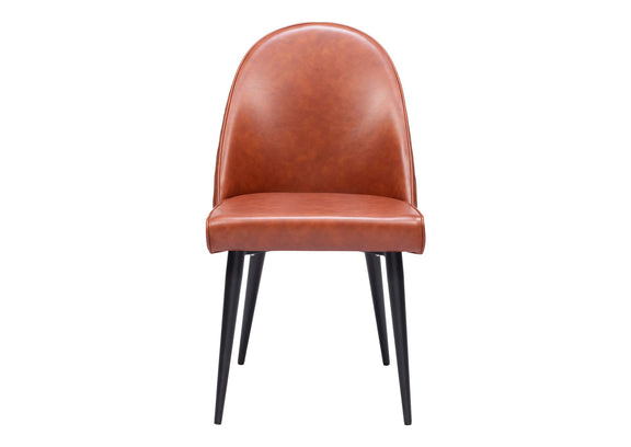 110119 Silloth Armless Dining Chair (Set Of 2) Brown
