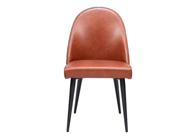 110119 Silloth Armless Dining Chair (Set Of 2) Brown