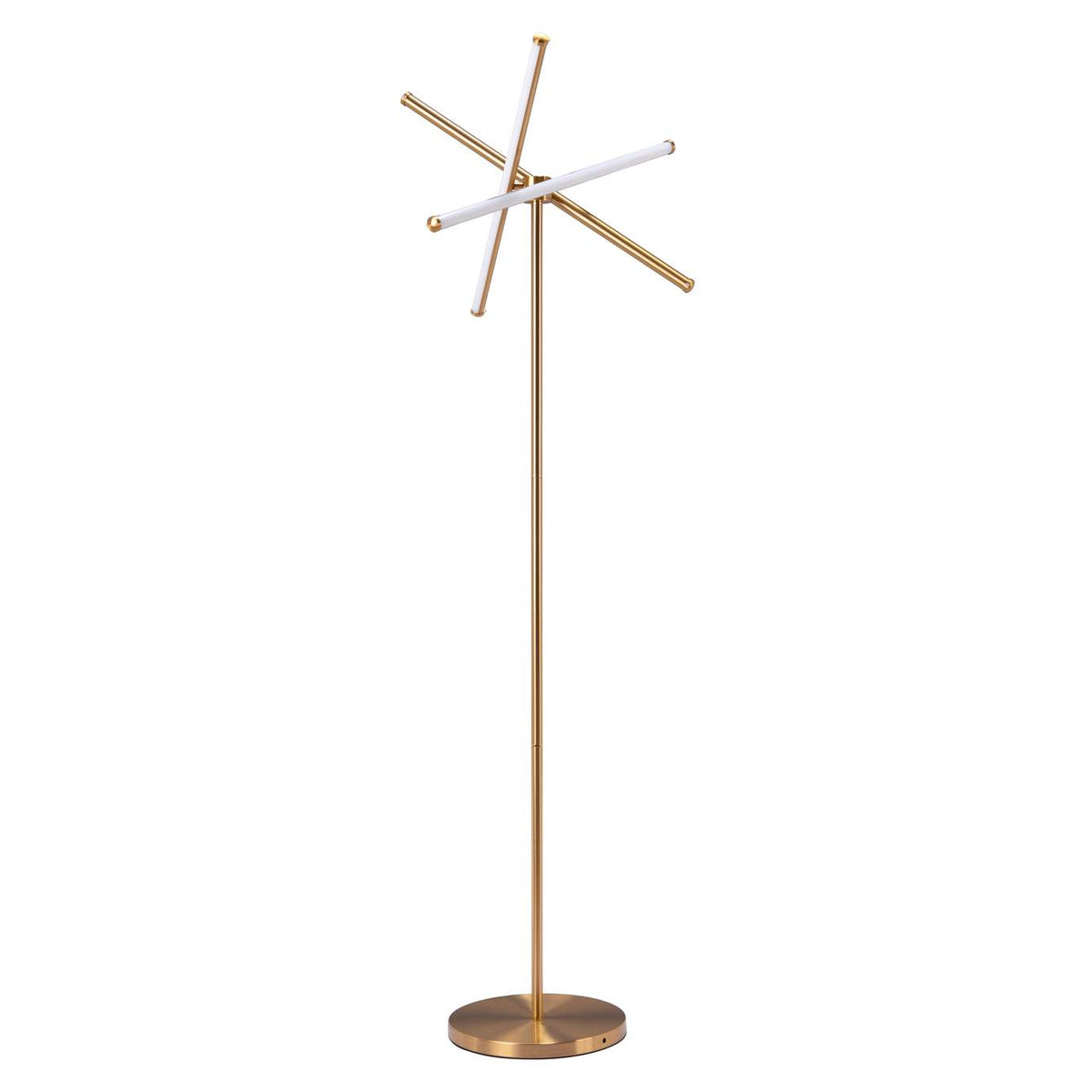 56140 Garza Floor Lamp Brass