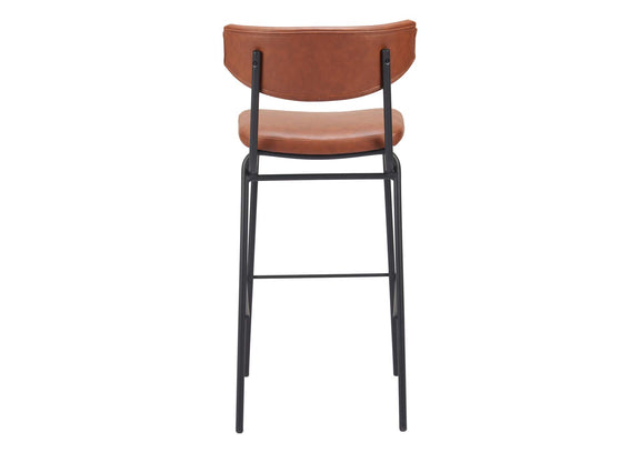110260 Charon Barstool (Set Of 2) Vintage Brown